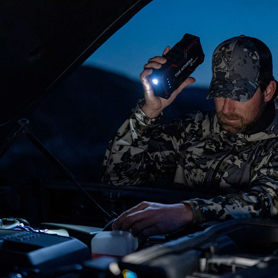 The Athena Portable Jump Starter & USB Charger from Uncharted Supply Co-Tactical Source LLC
