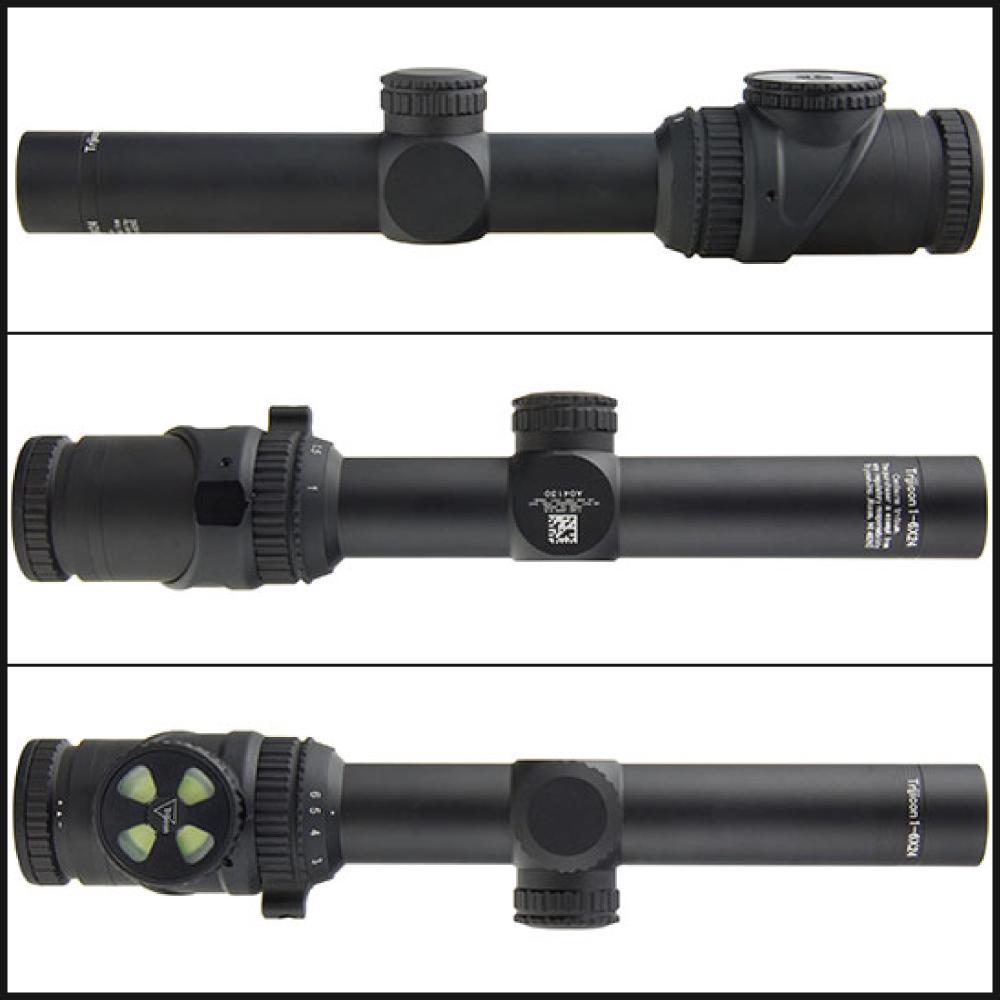 Trijicon AccuPoint 1-6x24 30mm Tube Riflescope MIL-DOT Crosshair with Green Dot-Tactical Source LLC