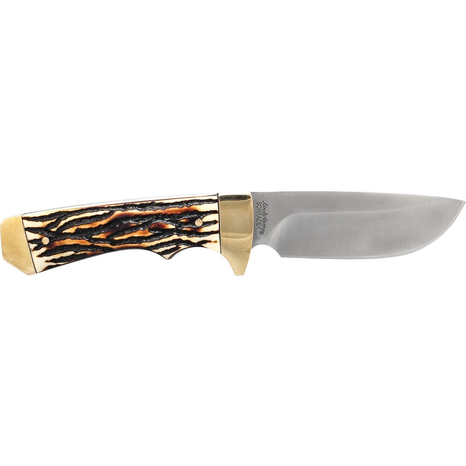 Uncle Henry Elk Hunter Full Tang Drop Point Fixed Blade-Tactical Source LLC
