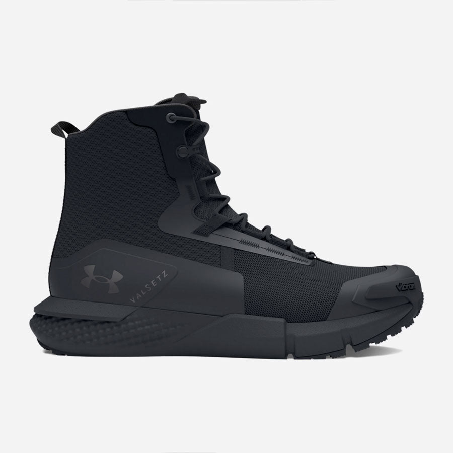 Under Armour Charged Valsetz Zip Boot Black/Jet Gray-Tactical Source LLC