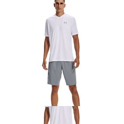 Under Armour Men's UA Tech Graphic Short - Grey-Tactical Source LLC