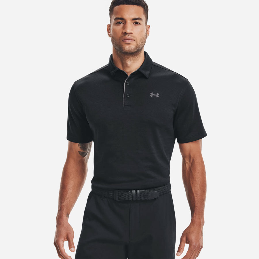 Under Armour Tech Polo Shirt Black-Tactical Source LLC