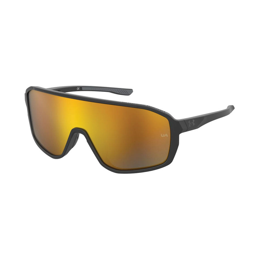 Under Armour UA Gameday Sunglasses Matte Black Frame Orange Mirror Lens-Tactical Source LLC