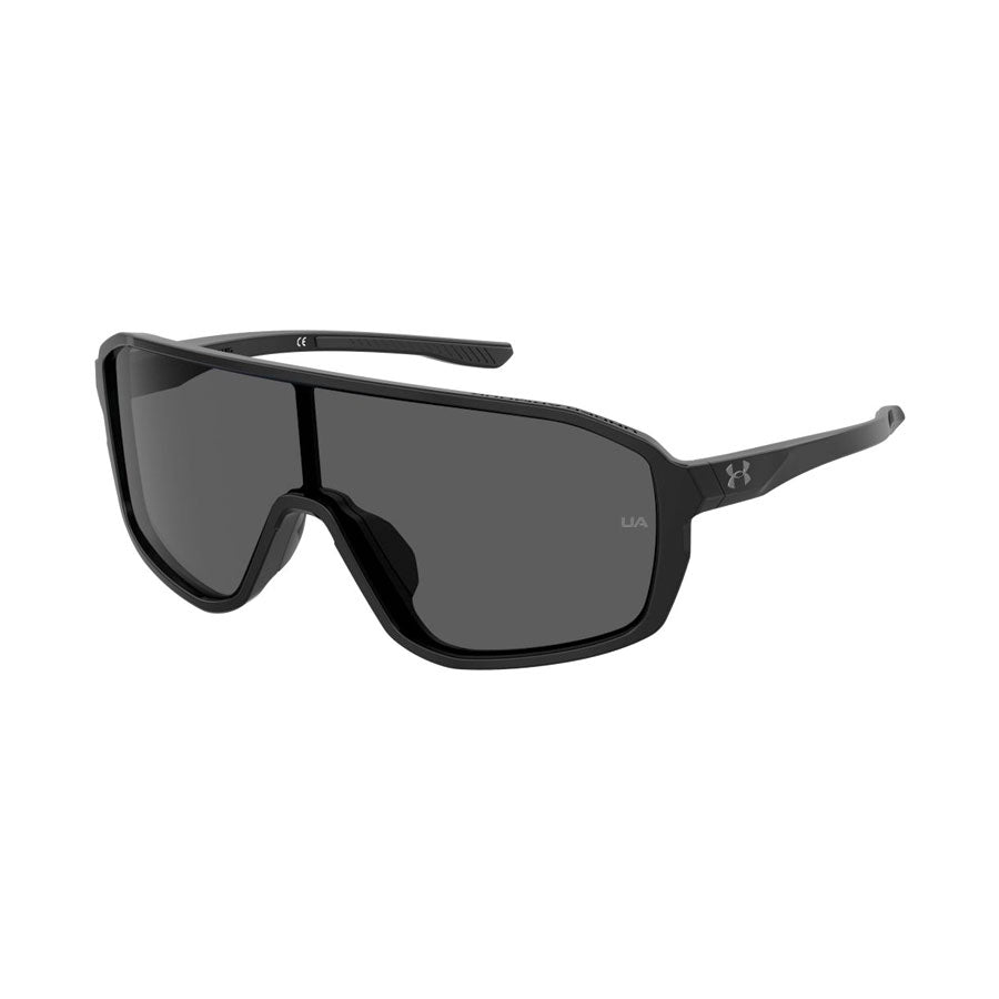 Under Armour UA Gameday Sunglasses Shiny Black Frame, Gray Lens-Tactical Source LLC