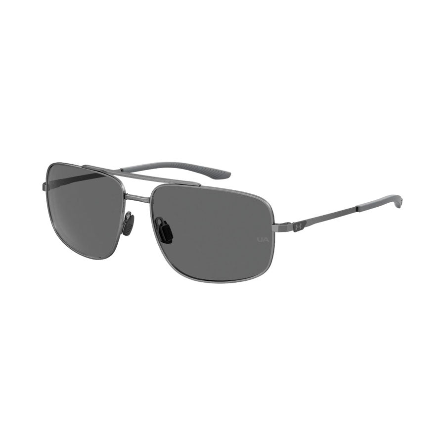 Under Armour UA Impulse Sunglasses Shiny Dark Ruthenium Frame, Gray Lens-Tactical Source LLC