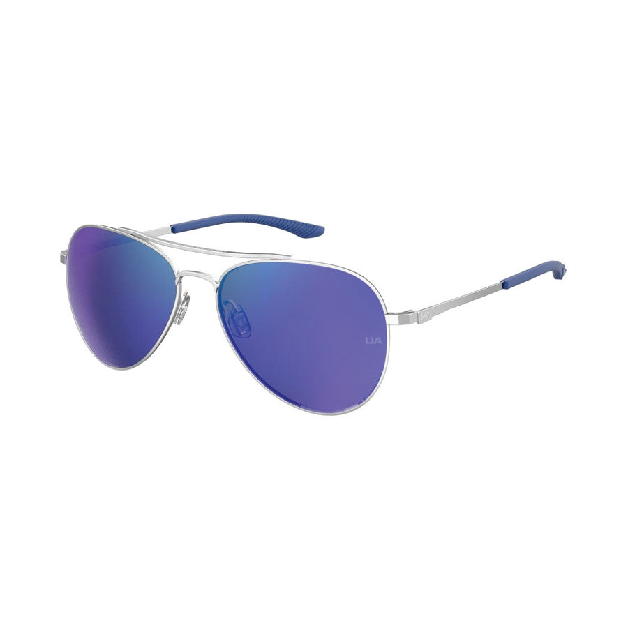 Under Armour UA Instict Matte Palladium Frame, Blue Mirror Lens-Tactical Source LLC