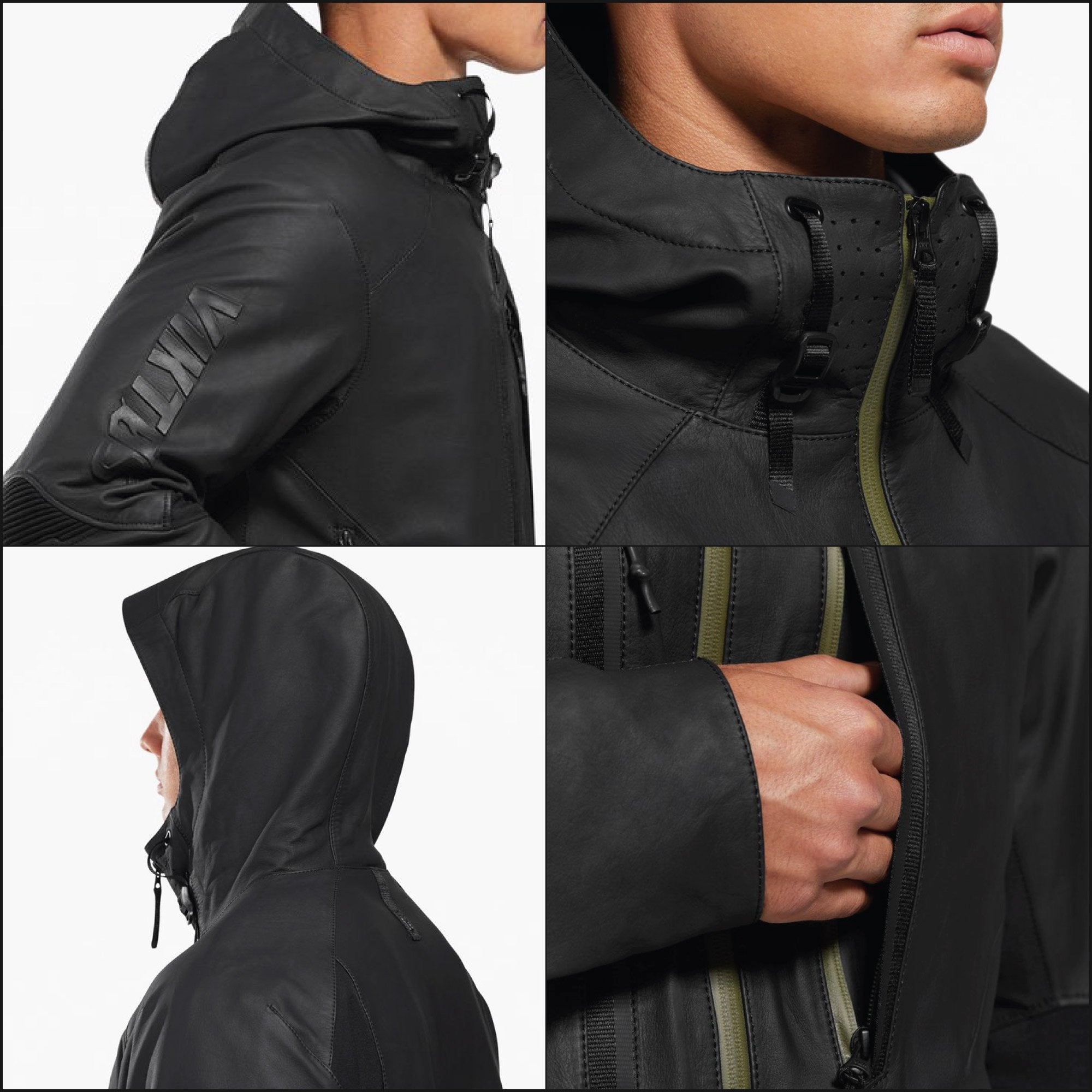VIKTOS Actual Waterproof Leather Jacket Black Nightfjall-Tactical Source LLC