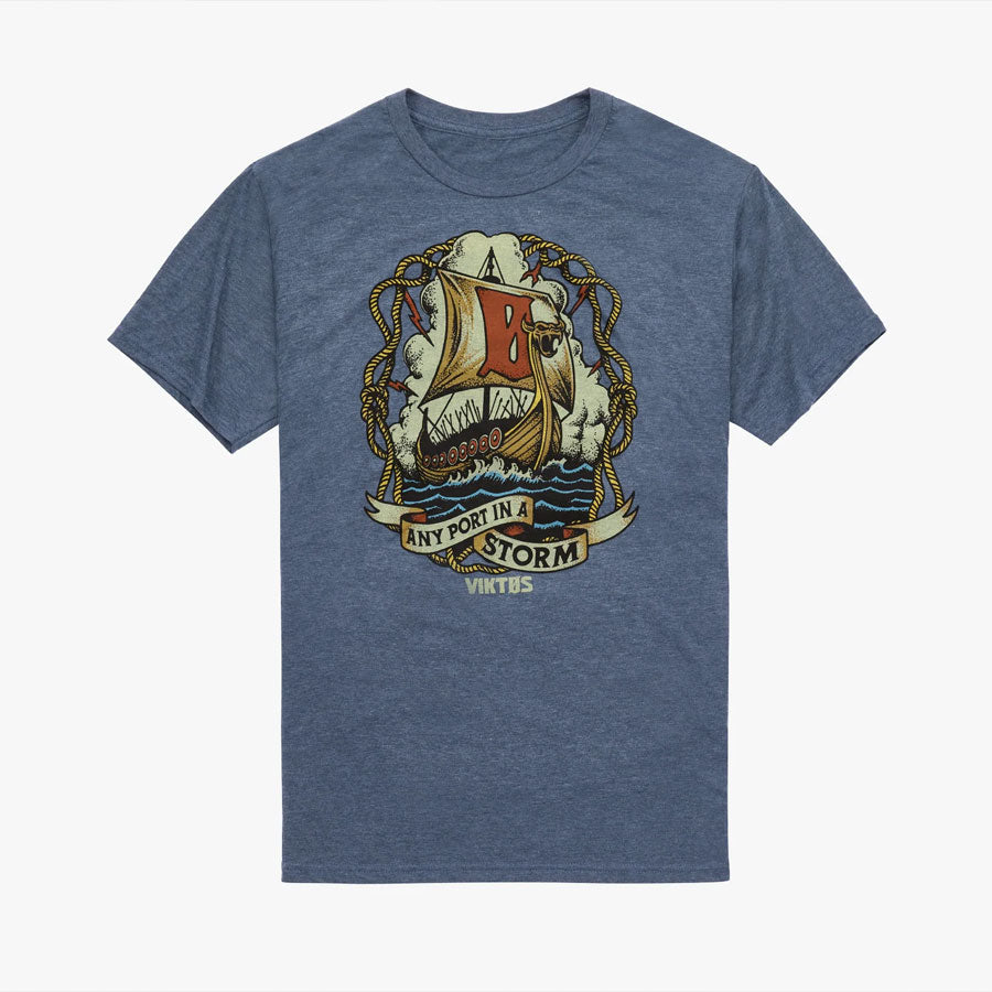 VIKTOS Any Port Tee Atlantic Heather-Tactical Source LLC