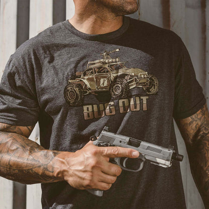 VIKTOS Big Time Bug Out Tee Charcoal Heather-Tactical Source LLC