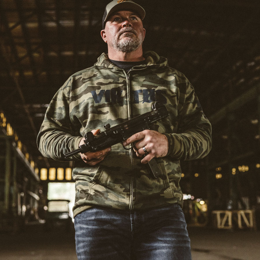VIKTOS Burnished Hoodie Woodland Camo-Tactical Source LLC