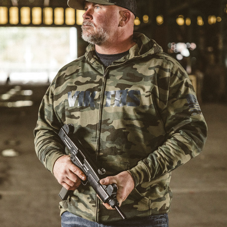 VIKTOS Burnished Hoodie Woodland Camo-Tactical Source LLC