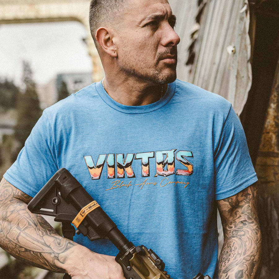 VIKTOS Eighty Four Tee Blue Heather-Tactical Source LLC