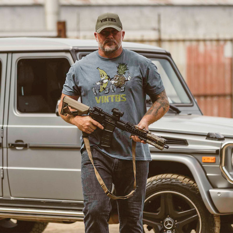 VIKTOS Forbidden Fruit Tee Charcoal Heather-Tactical Source LLC