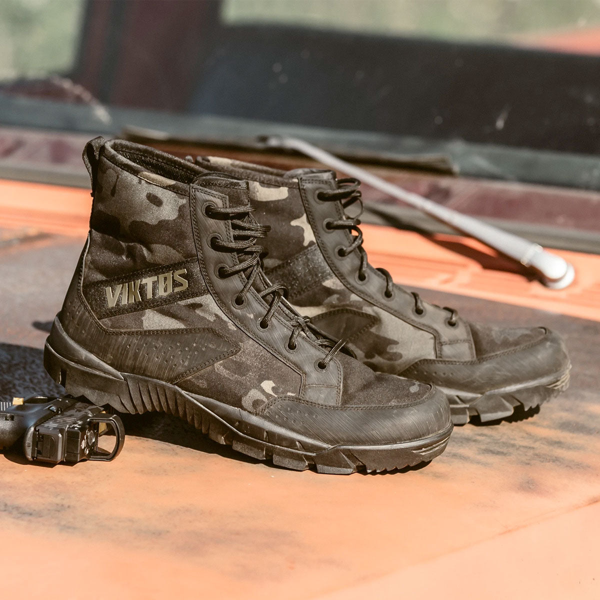 VIKTOS Johnny Combat MC Boot Multicam Black-Tactical Source LLC