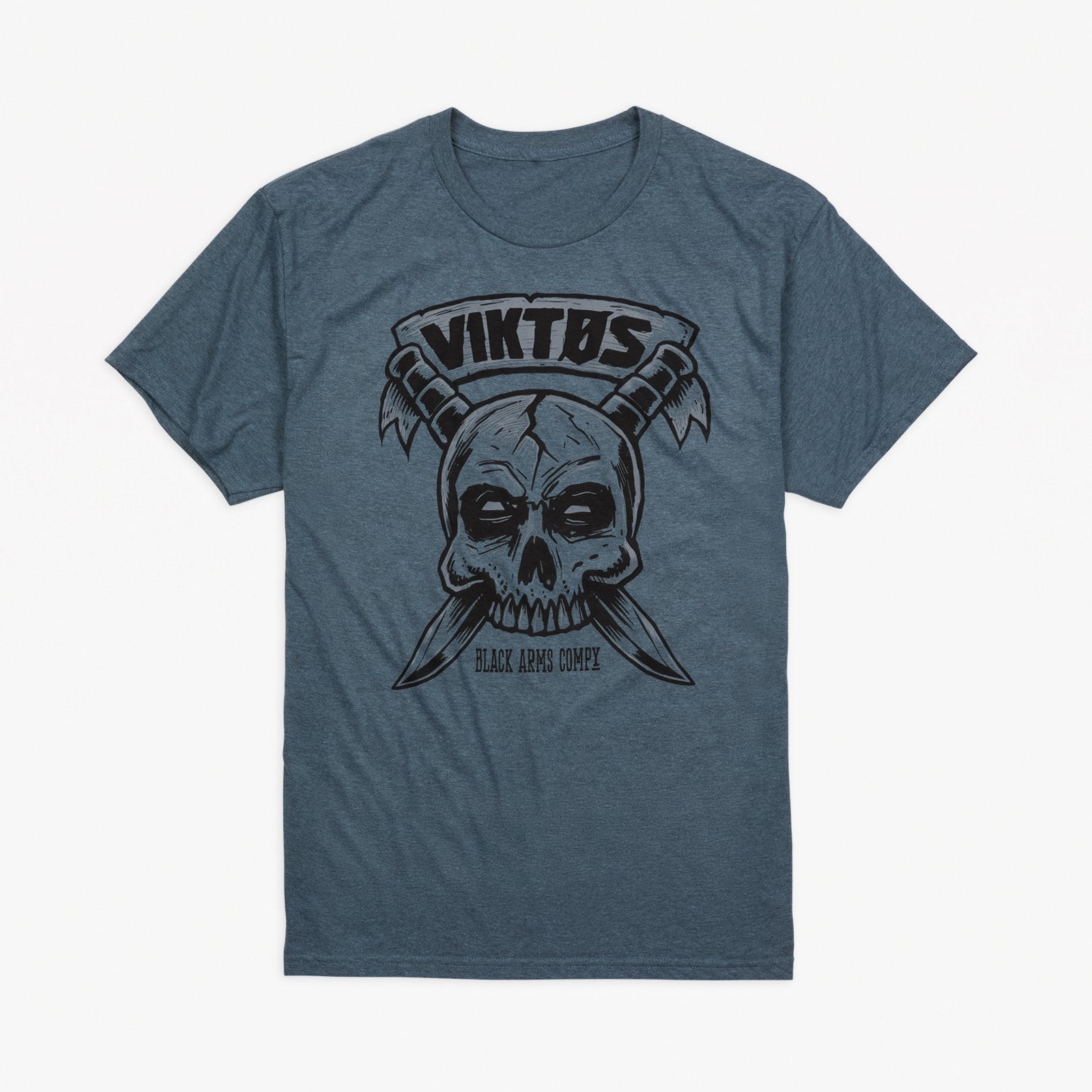 VIKTOS Kbarred Tee Jade Black Heather-Tactical Source LLC