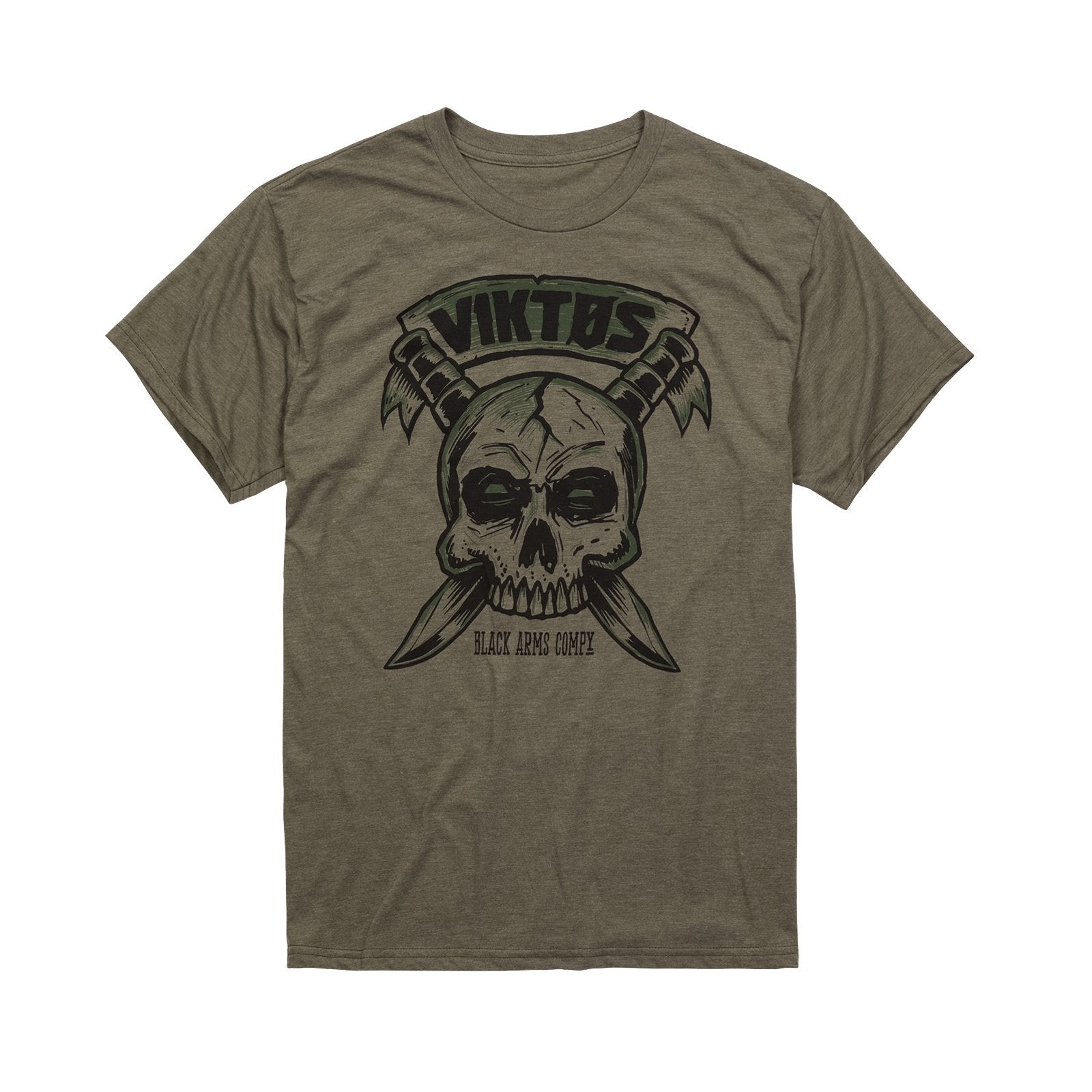 VIKTOS Kbarred Tee Olive Heather-Tactical Source LLC