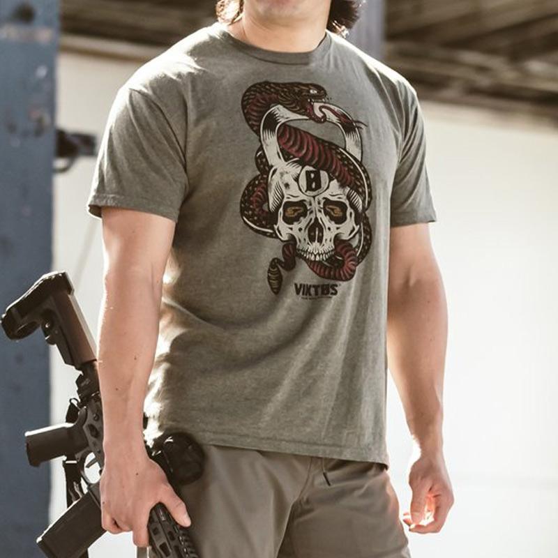 VIKTOS Kettle Skull Tee Sage Heather-Tactical Source LLC