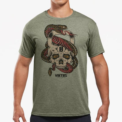 VIKTOS Kettle Skull Tee Sage Heather-Tactical Source LLC
