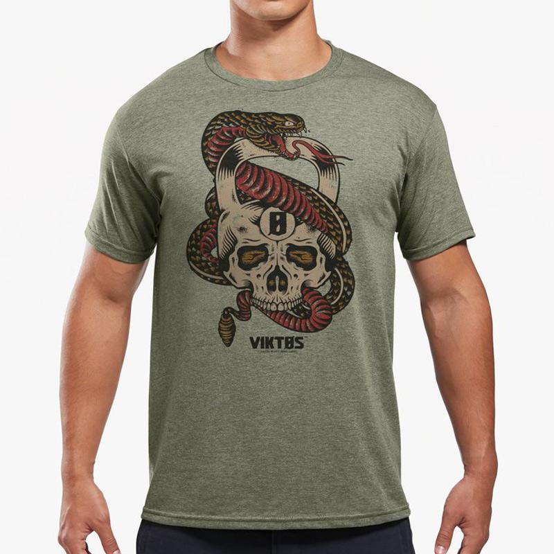 VIKTOS Kettle Skull Tee Sage Heather-Tactical Source LLC