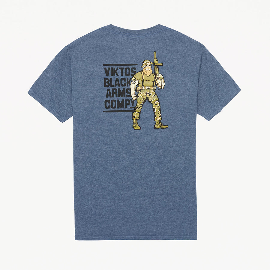 VIKTOS Lurp Tee Navy Heather-Tactical Source LLC