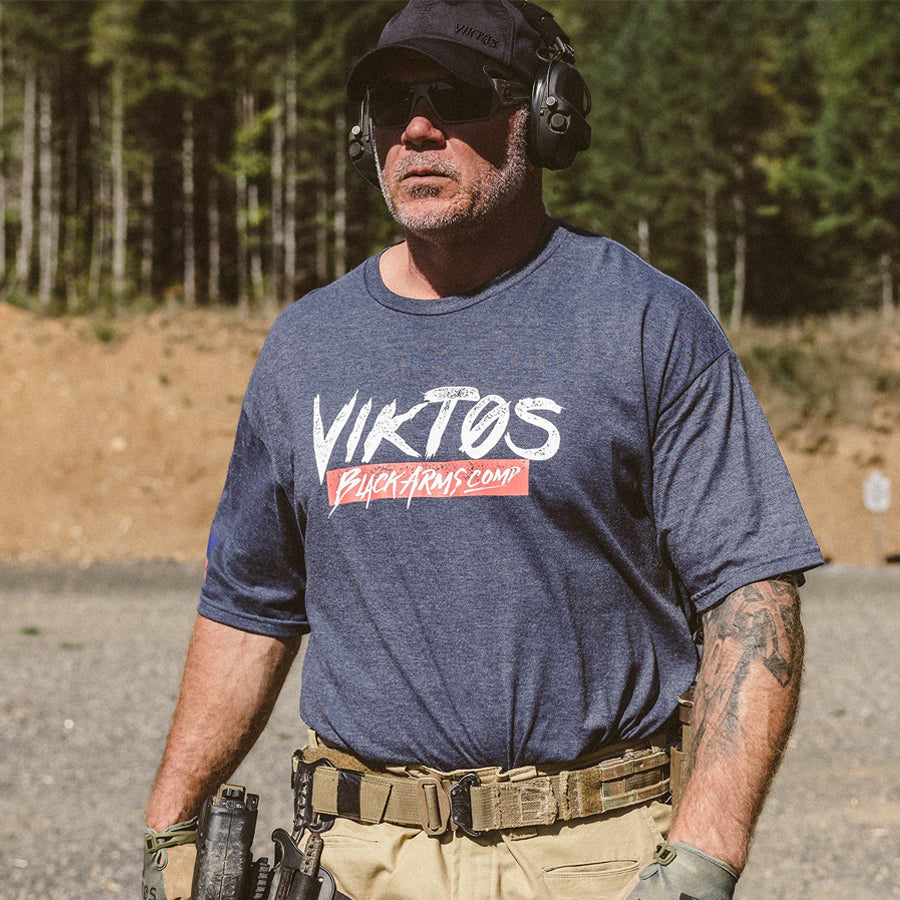 VIKTOS Scrawl Tee Navy Heather-Tactical Source LLC