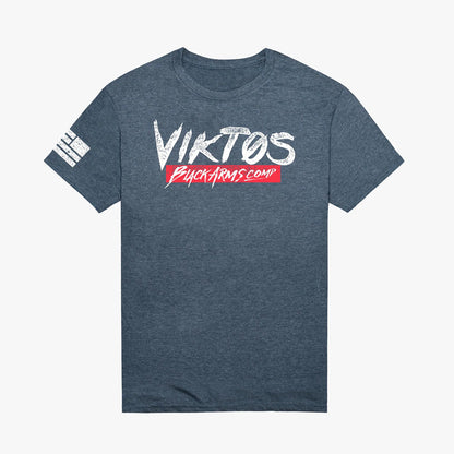VIKTOS Scrawl Tee Navy Heather-Tactical Source LLC