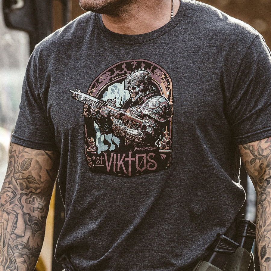 Viktos St Viktos Tee Charcoal Heather-Tactical Source LLC