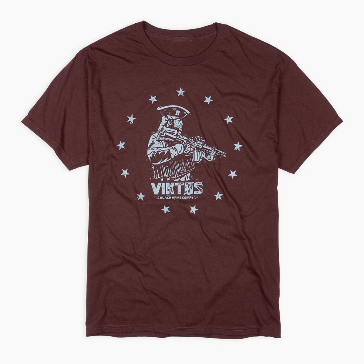 VIKTOS Tax Stamp Tee Burgundy Heather-Tactical Source LLC