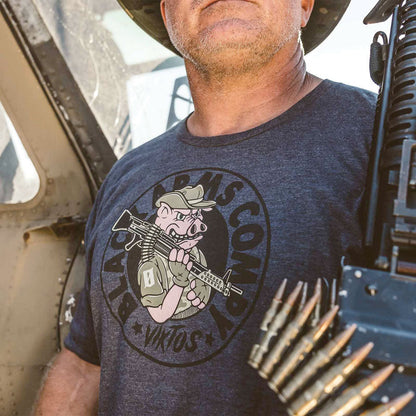 VIKTOS The Pig Tee Navy Heather-Tactical Source LLC