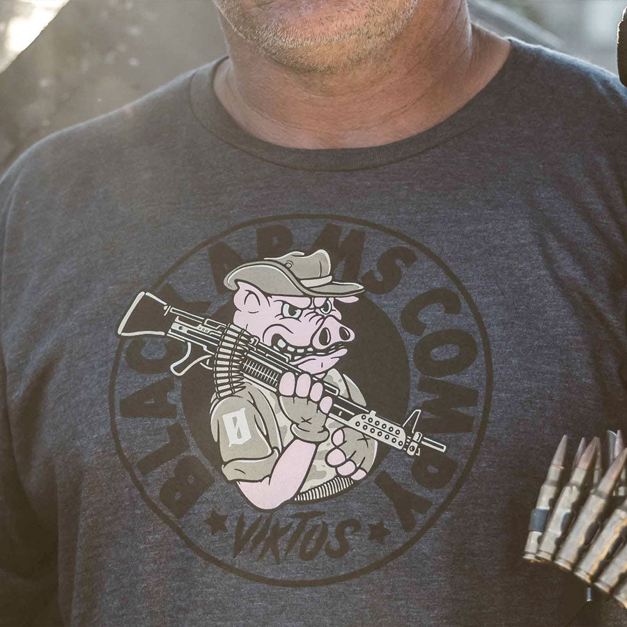 VIKTOS The Pig Tee Navy Heather-Tactical Source LLC