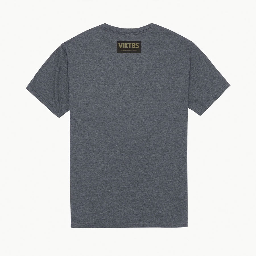 VIKTOS V Shooter Tee Charcoal Heather-Tactical Source LLC