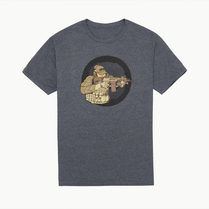 VIKTOS V Shooter Tee Charcoal Heather-Tactical Source LLC