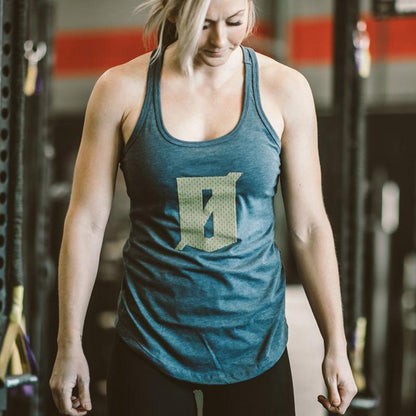VIKTOS Womens Gametime Racerback Tank Navy-Tactical Source LLC