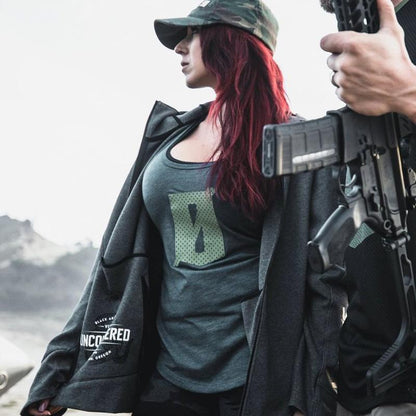 VIKTOS Womens Gametime Racerback Tank Navy-Tactical Source LLC