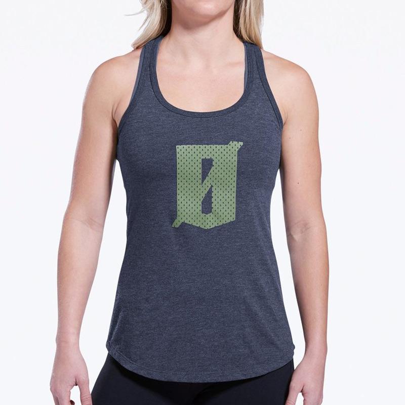 VIKTOS Womens Gametime Racerback Tank Navy-Tactical Source LLC