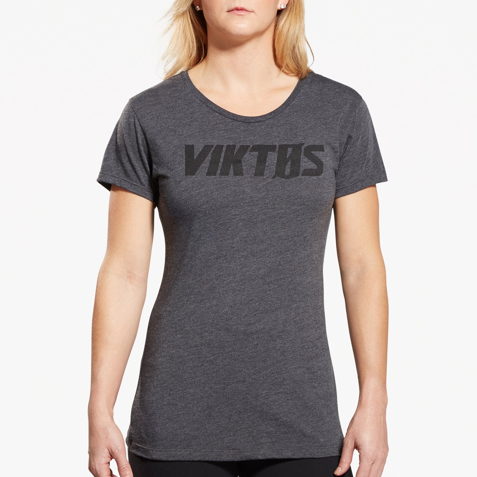 VIKTOS Womens Tack Top Tee Charcoal Heather-Tactical Source LLC