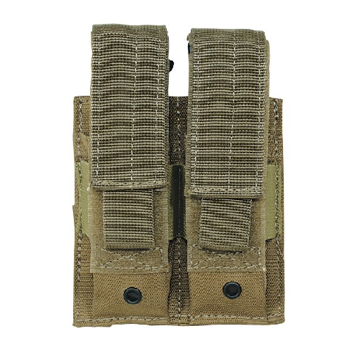 Voodoo Tactical Double Pistol Mag Pouch - Coyote-Tactical Source LLC