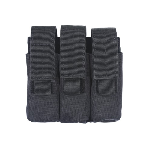 Voodoo Tactical Triple Pistol Mag Pouch - Black-Tactical Source LLC