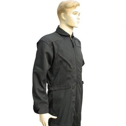 VTS FR Tactical Coveralls NFS-707 Black Nomex IIIA by Dupont-Tactical Source LLC