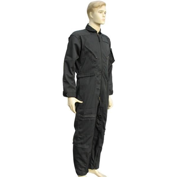 VTS FR Tactical Coveralls NFS-707 Black Nomex IIIA by Dupont-Tactical Source LLC