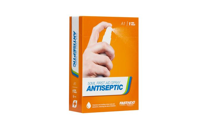Warrior Medical FastAid A1 Antiseptic Spray 50ml First Aid Spray 1pk-Tactical Source LLC