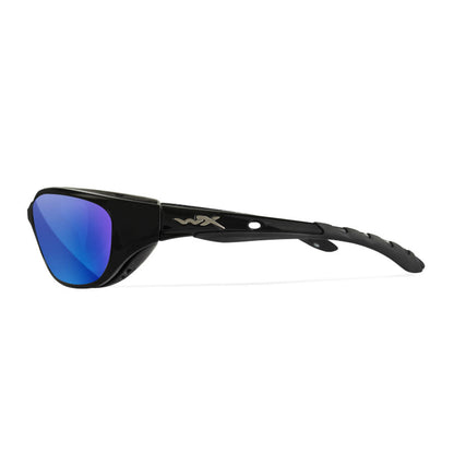 Wiley X AirRage Captivate Polarised Blue Lens w/ Gloss Black Frame-Tactical Source LLC