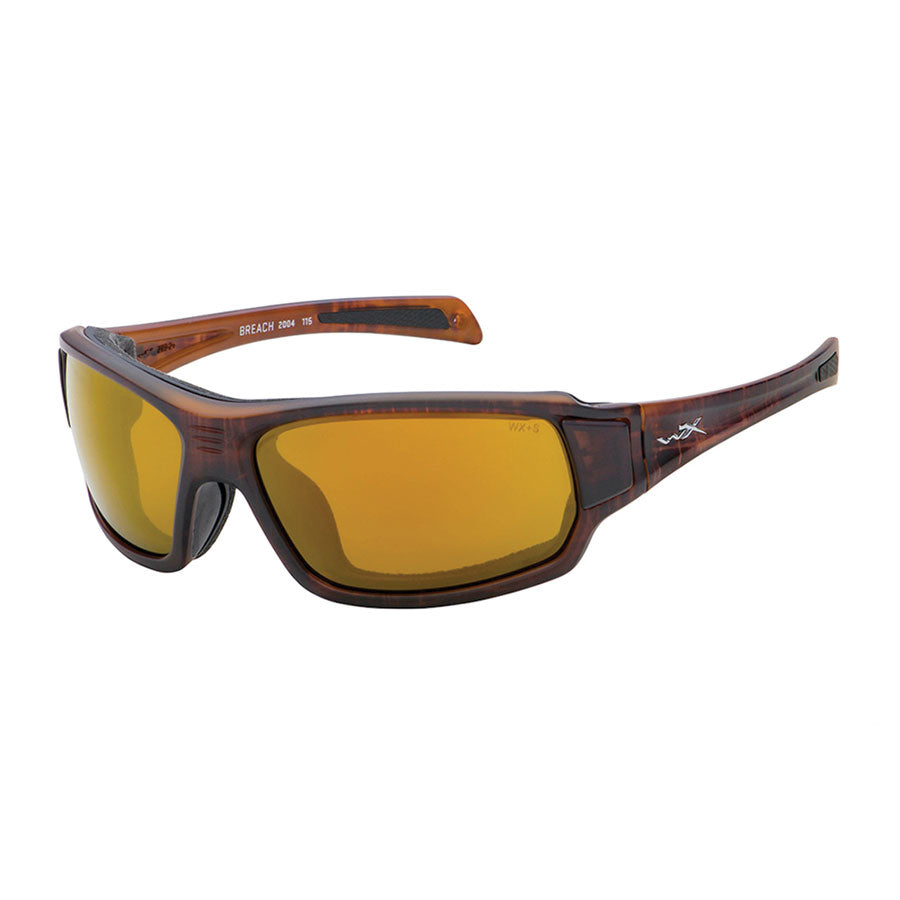 Wiley X Breach Captivate Polarised Bronze Lens w/ Matte Brown Frame-Tactical Source LLC