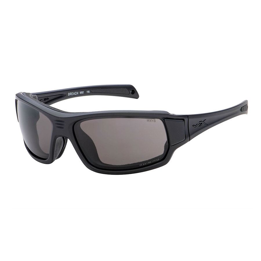 Wiley X Breach Grey Lens w/ Matte Black Frame-Tactical Source LLC