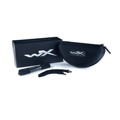 Wiley X Brick Sunglasses Clear Lens w/ Matte Black Frame-Tactical Source LLC