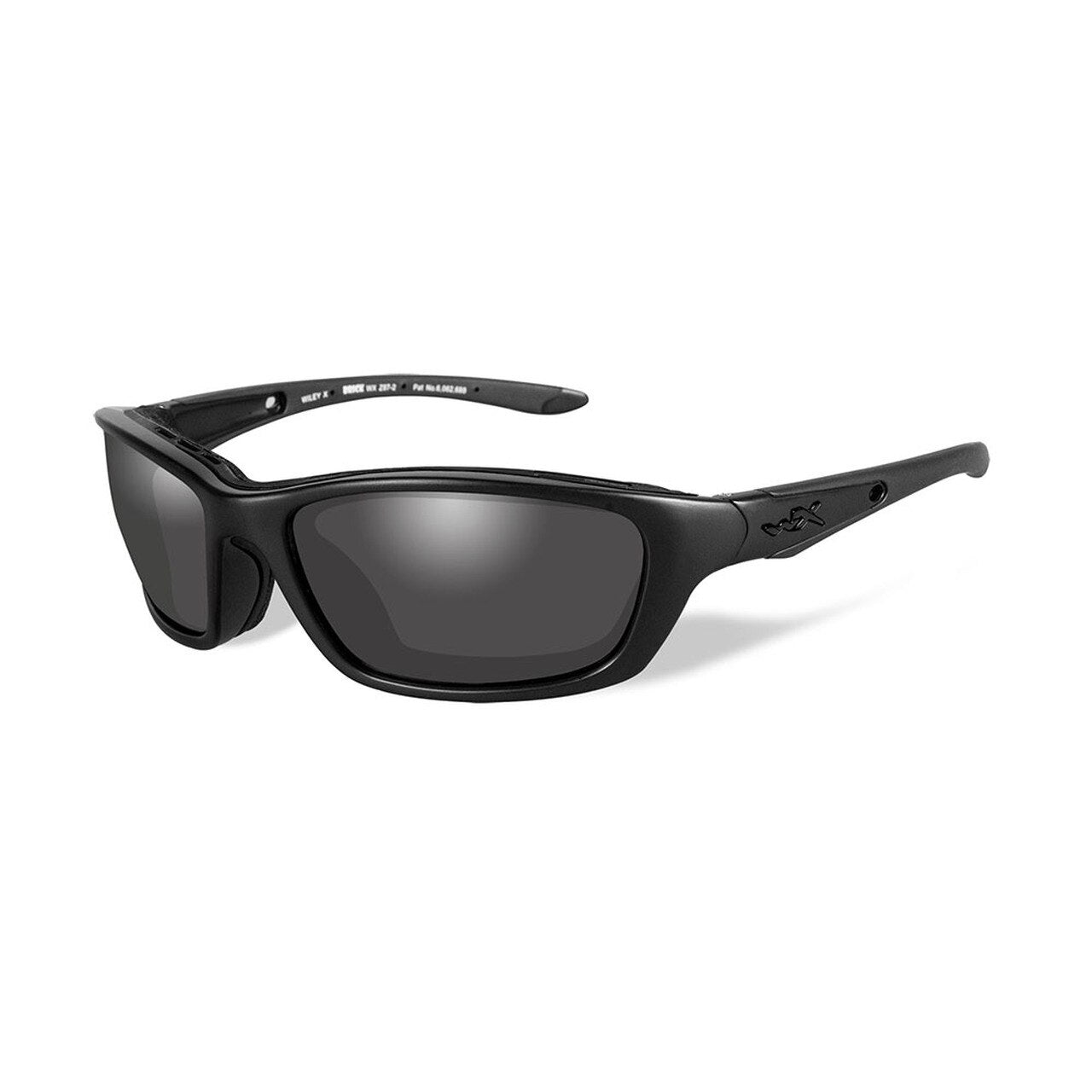 Wiley X Brick Sunglasses Smoke Grey Lens Matte Black Frame-Tactical Source LLC