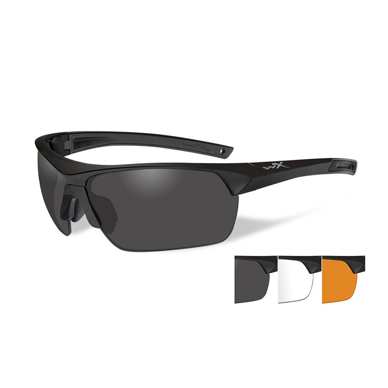 Wiley X Guard Three Lens Matte Black Frame-Tactical Source LLC