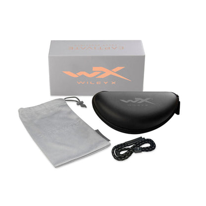 Wiley X Helix Captivate Polarised Blue Mirror Lens w/ Matte Black Frame-Tactical Source LLC