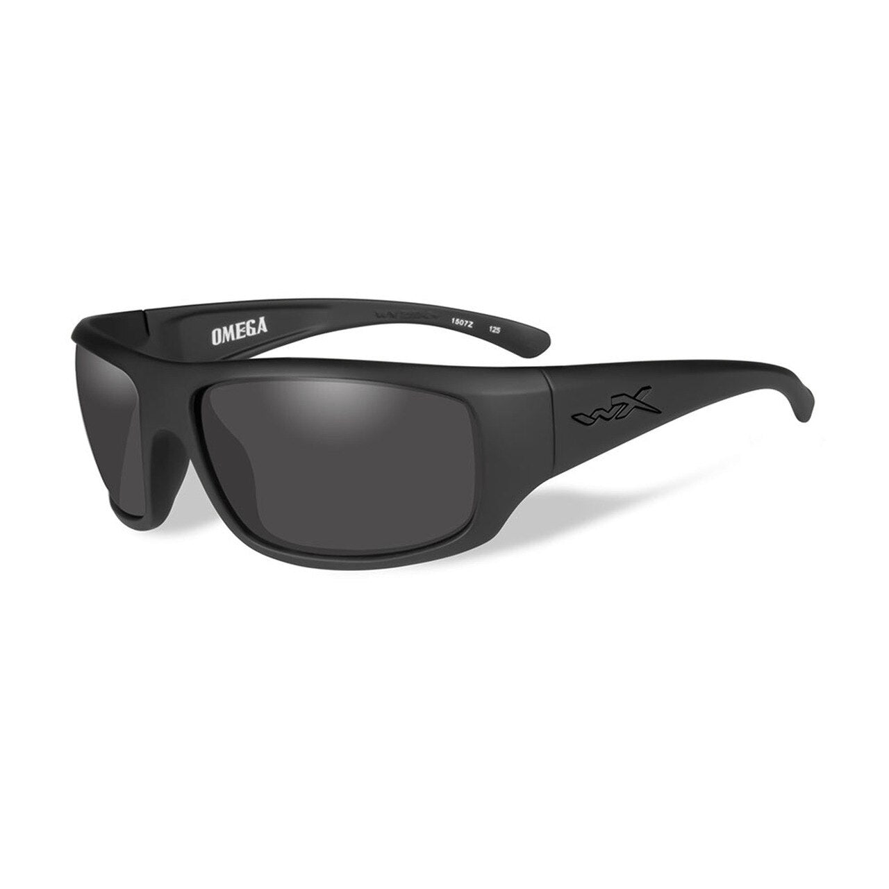Wiley X Omega Sunglasses Smoke Grey Lens Matte Black Frame-Tactical Source LLC