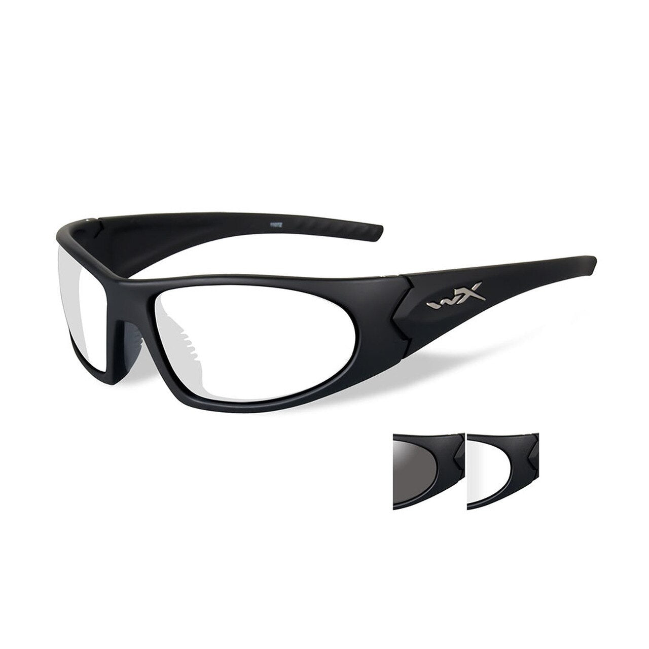 Wiley X Romer 3 Sunglasses Two Lens Matte Black Frame-Tactical Source LLC